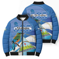 Nicaragua 505 Guardabarranco Bomber Puffer Jacket En Dios confiamos - Wonder Print Shop