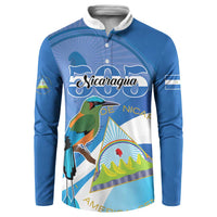 Nicaragua 505 Guardabarranco Button Sweatshirt En Dios confiamos - Wonder Print Shop