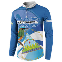 Nicaragua 505 Guardabarranco Button Sweatshirt En Dios confiamos - Wonder Print Shop