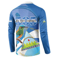 Nicaragua 505 Guardabarranco Button Sweatshirt En Dios confiamos - Wonder Print Shop
