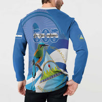 Nicaragua 505 Guardabarranco Button Sweatshirt En Dios confiamos - Wonder Print Shop