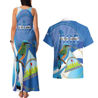 Nicaragua 505 Guardabarranco Couples Matching Tank Maxi Dress and Hawaiian Shirt En Dios confiamos - Wonder Print Shop