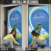 Nicaragua 505 Guardabarranco Door Cover En Dios confiamos - Wonder Print Shop