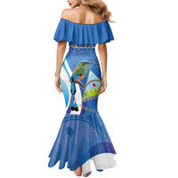 Nicaragua 505 Guardabarranco Family Matching Mermaid Dress and Hawaiian Shirt En Dios confiamos - Wonder Print Shop