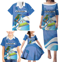 Nicaragua 505 Guardabarranco Family Matching Puletasi and Hawaiian Shirt En Dios confiamos - Wonder Print Shop