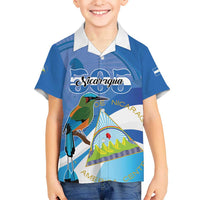 Nicaragua 505 Guardabarranco Kid Hawaiian Shirt En Dios confiamos - Wonder Print Shop
