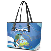 Nicaragua 505 Guardabarranco Leather Tote Bag En Dios confiamos - Wonder Print Shop