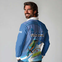 Nicaragua 505 Guardabarranco Long Sleeve Polo Shirt En Dios confiamos - Wonder Print Shop
