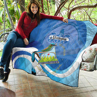 Nicaragua 505 Guardabarranco Quilt En Dios confiamos - Wonder Print Shop