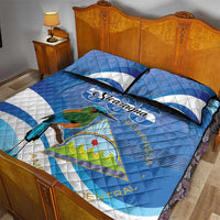 Nicaragua 505 Guardabarranco Quilt Bed Set En Dios confiamos - Wonder Print Shop