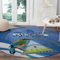 Nicaragua 505 Guardabarranco Round Carpet En Dios confiamos - Wonder Print Shop