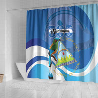 Nicaragua 505 Guardabarranco Shower Curtain En Dios confiamos - Wonder Print Shop