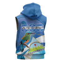Nicaragua 505 Guardabarranco Sleeveless Zip Hoodie En Dios confiamos - Wonder Print Shop