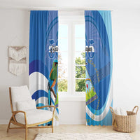 Nicaragua 505 Guardabarranco Window Curtain En Dios confiamos - Wonder Print Shop