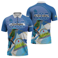 Nicaragua 505 Guardabarranco Zipper Polo Shirt En Dios confiamos - Wonder Print Shop
