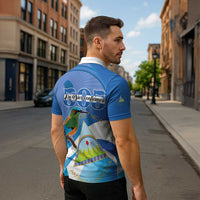 Nicaragua 505 Guardabarranco Zipper Polo Shirt En Dios confiamos - Wonder Print Shop