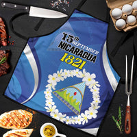 Nicaragua Independence Day 1821 Apron Plumeria Floral - Wonder Print Shop