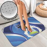 Nicaragua Independence Day 1821 Bathroom Set Plumeria Floral - Wonder Print Shop