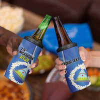 Personalized Nicaragua Independence Day 1821 4 in 1 Can Cooler Tumbler Plumeria Floral - Wonder Print Shop