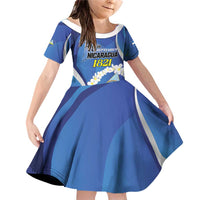 Personalized Nicaragua Independence Day 1821 Family Matching Off Shoulder Short Dress and Hawaiian Shirt Plumeria Floral - Wonder Print Shop
