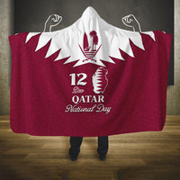 personalised-qatar-national-day-hooded-blanket-dawlat-qatar-map-islamic-pattern
