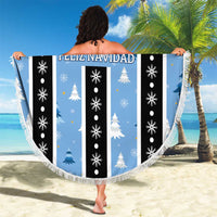 Argentina Christmas Beach Blanket Feliz Navidad Sol de Mayo - Wonder Print Shop