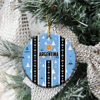 Argentina Christmas Ceramic Ornament Feliz Navidad Sol de Mayo - Wonder Print Shop