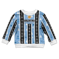 Argentina Christmas Kid Ugly Christmas Sweater Feliz Navidad Sol de Mayo - Wonder Print Shop