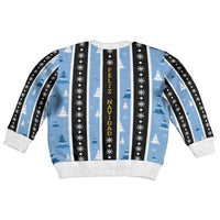 Argentina Christmas Kid Ugly Christmas Sweater Feliz Navidad Sol de Mayo - Wonder Print Shop