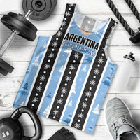 Argentina Christmas Men Tank Top Feliz Navidad Sol de Mayo - Wonder Print Shop