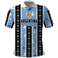 Argentina Christmas Polo Shirt Feliz Navidad Sol de Mayo - Wonder Print Shop