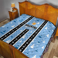 Argentina Christmas Quilt Feliz Navidad Sol de Mayo - Wonder Print Shop
