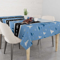 Argentina Christmas Tablecloth Feliz Navidad Sol de Mayo - Wonder Print Shop