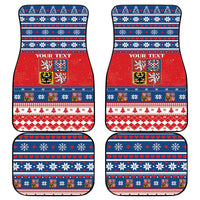 Czech Republic Christmas Car Mats Czechia Vesele Vanoce - Wonder Print Shop