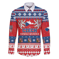 Personalized Czech Republic Christmas Family Matching Puletasi and Hawaiian Shirt Czechia Vesele Vanoce - Wonder Print Shop