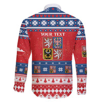 Personalized Czech Republic Christmas Family Matching Puletasi and Hawaiian Shirt Czechia Vesele Vanoce - Wonder Print Shop