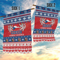 Czech Republic Christmas Garden Flag Czechia Vesele Vanoce - Wonder Print Shop