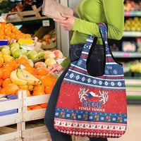 Czech Republic Christmas Grocery Bag Czechia Vesele Vanoce
