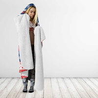 Czech Republic Christmas Hooded Blanket Czechia Vesele Vanoce