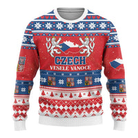 Czech Republic Christmas Ugly Christmas Sweater Czechia Vesele Vanoce - Wonder Print Shop