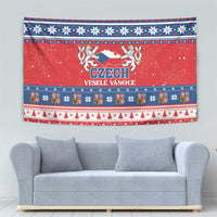 Czech Republic Christmas Tapestry Czechia Vesele Vanoce - Wonder Print Shop
