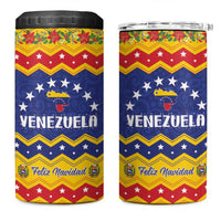 Venezuela Christmas 4 in 1 Can Cooler Tumbler Feliz Navidad - Wonder Print Shop