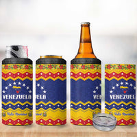Venezuela Christmas 4 in 1 Can Cooler Tumbler Feliz Navidad - Wonder Print Shop