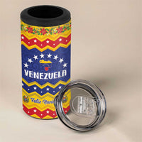 Venezuela Christmas 4 in 1 Can Cooler Tumbler Feliz Navidad - Wonder Print Shop