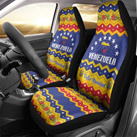 Venezuela Christmas Car Seat Cover Feliz Navidad - Wonder Print Shop