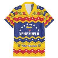 Personalized Venezuela Christmas Family Matching Mermaid Dress and Hawaiian Shirt Feliz Navidad - Wonder Print Shop