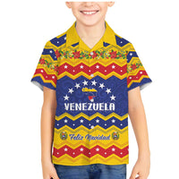 Personalized Venezuela Christmas Family Matching Mermaid Dress and Hawaiian Shirt Feliz Navidad - Wonder Print Shop