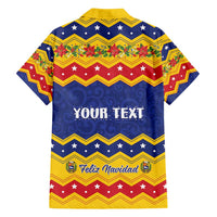 Personalized Venezuela Christmas Family Matching Summer Maxi Dress and Hawaiian Shirt Feliz Navidad - Wonder Print Shop