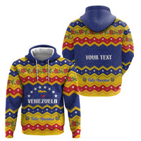 Personalized Venezuela Christmas Hoodie Feliz Navidad - Wonder Print Shop