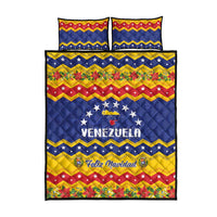 Venezuela Christmas Quilt Bed Set Feliz Navidad - Wonder Print Shop